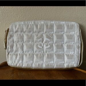 CHANEL Nylon Travel Pouch Authentic